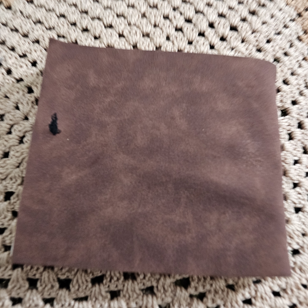 Brown Pleather Journal with Gold Button - Picture 3 of 4
